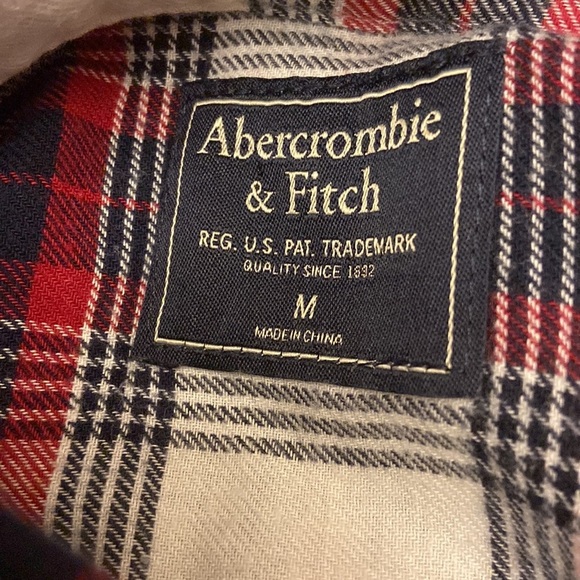Abercrombie & Fitch Size Small Long Sleeves Button Down Tartan Print Shirt - Picture 4 of 8